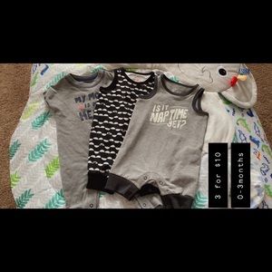 3 onesies!